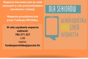 Informacja o Wielkopolskiej Infolinii Wsparcia (photo)